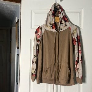 Tan Rose light weight Sweatshirt